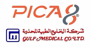 Pica8 and Gulf Medical logos